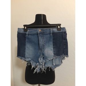 Denim shorts